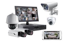 High-resolution CCTV surveillance system with remote monitoring