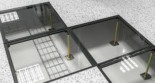 Raised access floor system for data centers